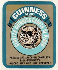 Guinness label 13 Bulldog